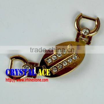 Zinc alloy with rhinestones decoration beautiful connector for bikini