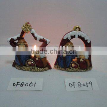 polyresin nativity led