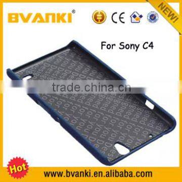 2016 Trending Products Fitness Crystal Handphone Cover Flip Case Cover For Sony Xperia C4 Case,Blank Sublimation Leather Case photo-2