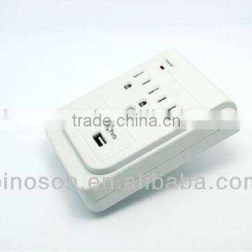 multifunctional USB wall socket 5v 2.1amp dual usb wall charger for iphone 5 ipad and more, USB wall socket fit for US matket