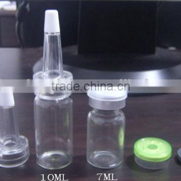 7ml 10ml Pharmaceutical Glass Vial with soft silicon