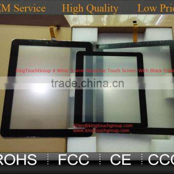 CE, FCC,RoHS approved 7 inch 5 wire resistive touch screen