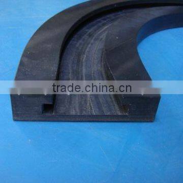 white High heat resistance PE1000 bend guide rail with reasonable price