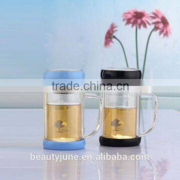 For Business Custom Double Wall Glass Water Bottle alibaba,com