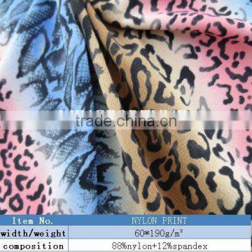 Cartoon Printed Swimsuit camouflage Nylon Fabric