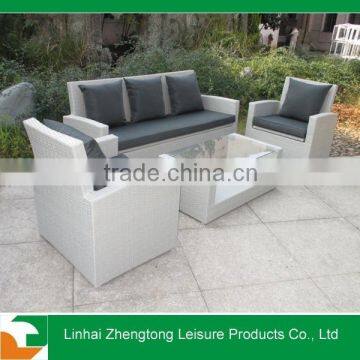 steel wicker sofa set