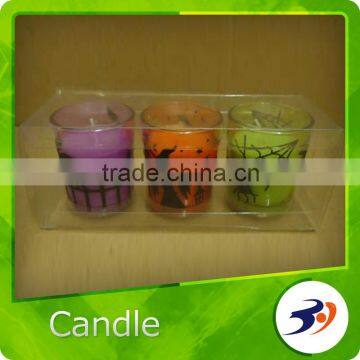 Mulit-Colored Flameless Natural Soy Wax Candle