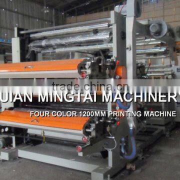 Four colors printing machine flexo