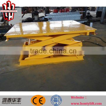 CE stationary hydraulic scissor lift platform table