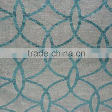 2016 USA style polyester jacquard living room luxury curtain