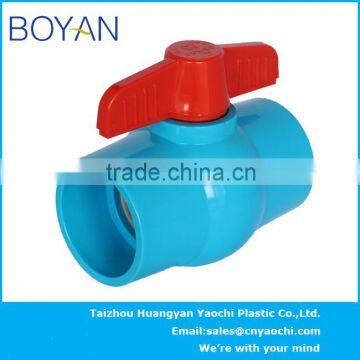 BOYAN Taizhou Thiland 1/2 inch to 2 inch plastic pvc ball valve