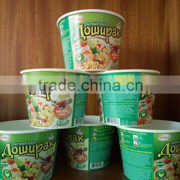 pe coated isulated disposable high quality Instant Noodle Container