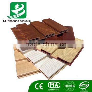 wood grain WPC interior acoustic wall panel