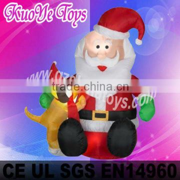 inflatable Christmas man, christmas moving santa, santa claus