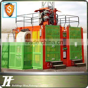 SC Series Construction Hoist, Double Cage Construction Elevator, 2T Construction Lifter
