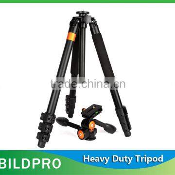 BILDPRO 1.8m Professional Tripod Head Duty Stand DV Tripod 360 Fluid Pan Head