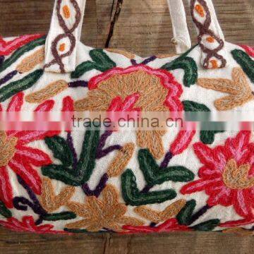 Colorful Hand Embroidered Suzani Banjara Tote Bag Banjara Hand Bag Crewel Embroidery photo-2