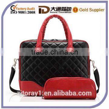 2015 latest Fashion Lady's Leather Computer Bag Portable Laptop Bag