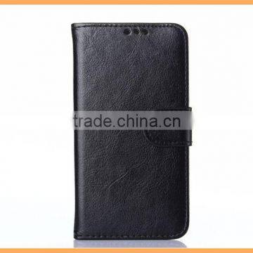 For galaxy s6 edge real genuine leather magnetic case