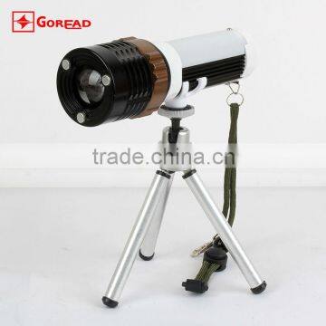 GOREAD C90 High bright rechargeable flashlight R2 multifunctional