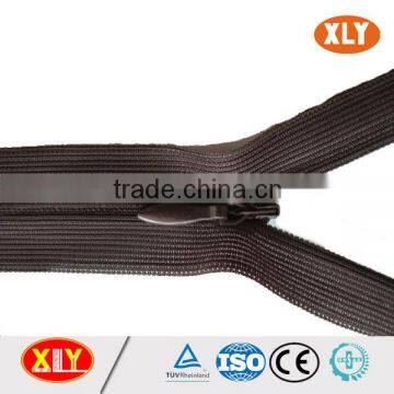 China XLY Zipper #10 Open End Polyester Tape Cheap Price Invisible Zipper