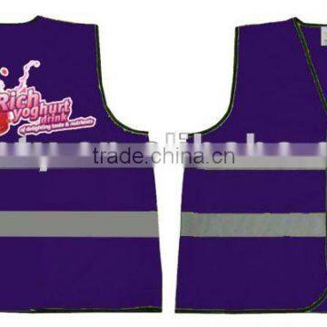 Purple Reflective Safety Vest