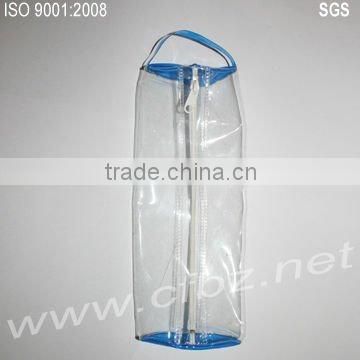 Plastic promotion shopping bag with zipper