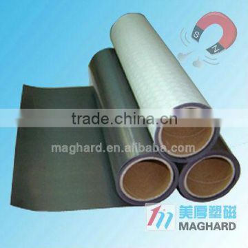 Flexible rubber magnetic material