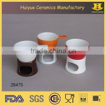 chocolate mini pot, fondue pot, mini fondue pot