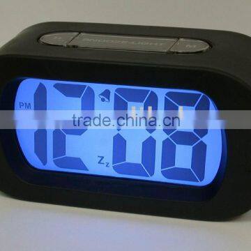 big digits display silicon lcd calendar table clock