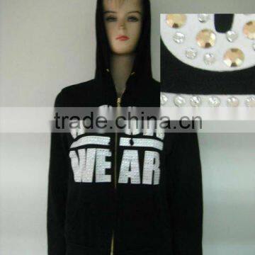 Ladies knit hoodies