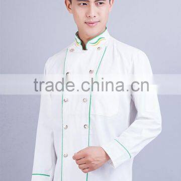 2015 Double -breasted White Chef Cooking Uniform photo-5