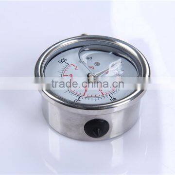 Hot Sale High Quality China Clear 0-600 Bar All Stainless Steel Cheap Pressure Gauge photo-2