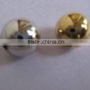 8MM Plain gold beads