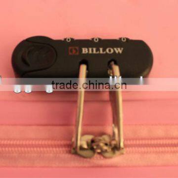 Hard Shell ABS PC Cream Pink Printed Hard Case Luggage photo-2