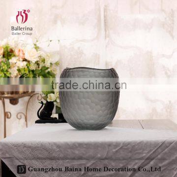 Handmade Specialized Home Decoration Frosted Color Glass Vase photo-5