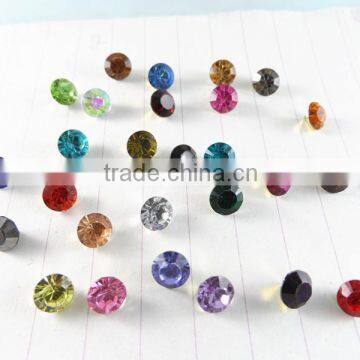 White Clear 1440pieces/bag Sharp Bottom Non Hotfix Glue on Rhinestones Shining Nail Art Crystal photo-6