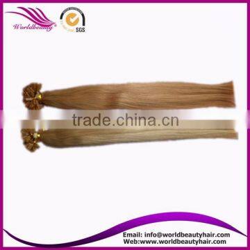 double drawn italy glue European remy fusion hair extensions