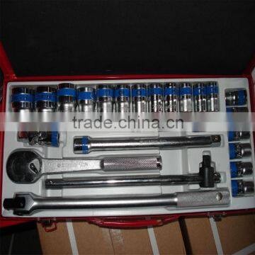 24PCS 1/2'' Socket Set Chrome Vanadium Handtool Set