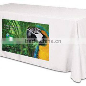 Cheap Wholesale Custom Full Colour Print Straight Table Cloth