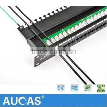 Factory Offer 25 Port RJ11 Cat3 Patch Panel Telephone Voice 110 Patch Panel