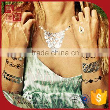 2015 Dearbeauty New Style Colorful metallic Rose Gold Glitter Tattoo                        
                                                Quality Choice