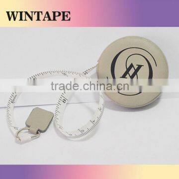 1.5m/Covered by PU leather tape measure round shape