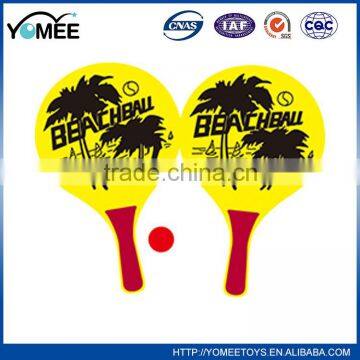 Silk screen printing plastic beach rackets toys