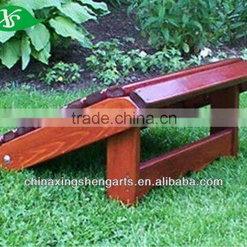 Wooden adirondack chair footrest