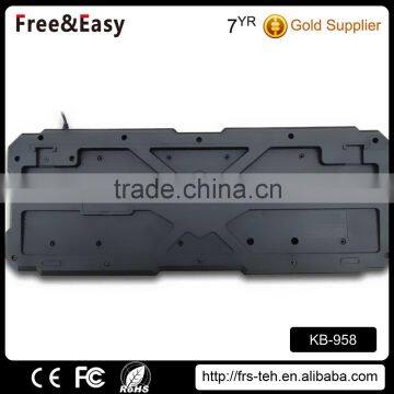 OEM Logo USB Wired 114 Multimedia Keyboard for PC photo-3