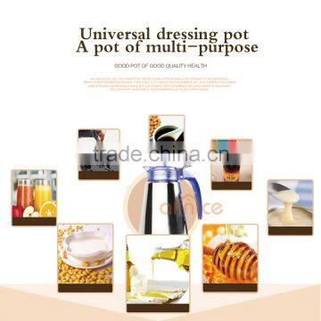 Multipurpose Kitchen Cooking Dust Leak Proof Stainless Steel Oil Pot/oil Kettle With PP Handle photo-6