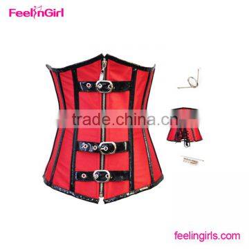 Hot Zipper Sexy Woman Photo Corset 2016