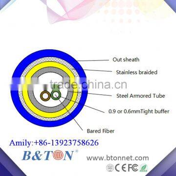 Anti-rodent 4 core Soft-Armoured Indoor Fiber Optical Cable