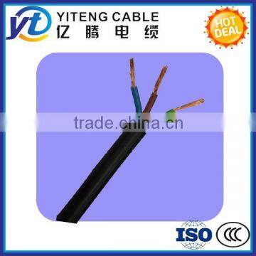 High Quality 2 Cores / 3 Core BVVB Flat Cable PVC Insulated and Sheathed 300/500V